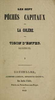 Tapa de La colère