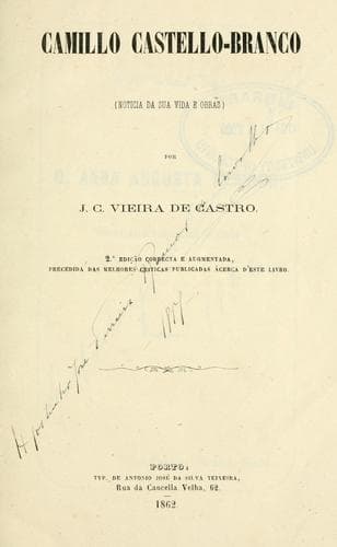 Tapa de Camillo Castello-Branco