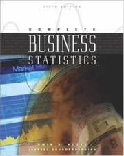 Tapa de Complete Business Statistics W/ Student CD and PowerWeb