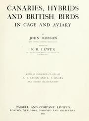 Tapa de Canaries, hybrids, and British birds in cage and aviary