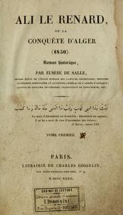 Tapa de Ali le Renard