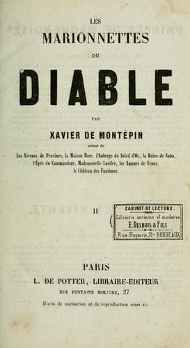 Tapa de Les marionnettes du diable