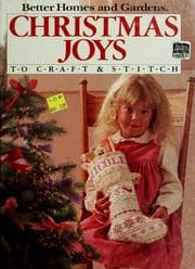 Tapa de Christmas joys to craft & stitch.