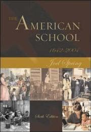 Tapa de The American school, 1642-2004