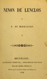 Tapa de Ninon de Lenclos