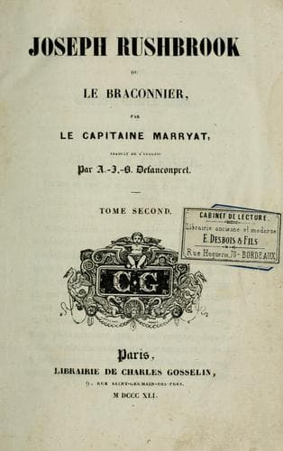 Tapa de Joseph Rushbrook