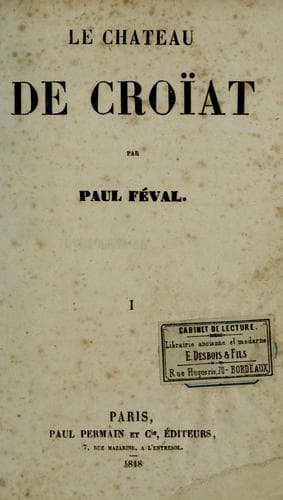 Tapa de Le château de Croïat
