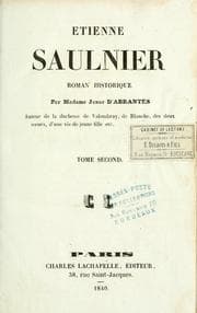 Tapa de Étienne Saulnier