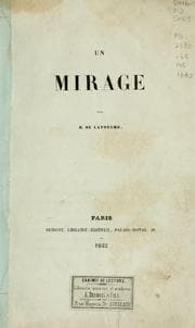 Tapa de Un mirage