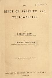 Tapa de The  birds of Ayrshire and Wigtownshire
