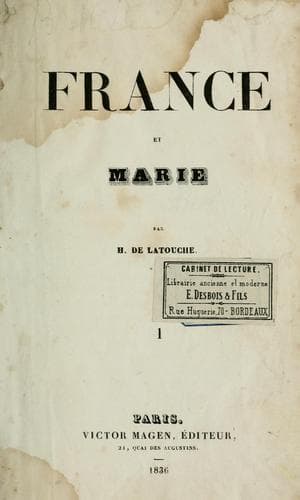 Tapa de France et Marie