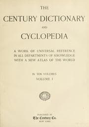 Tapa de The Century dictionary and cyclopedia