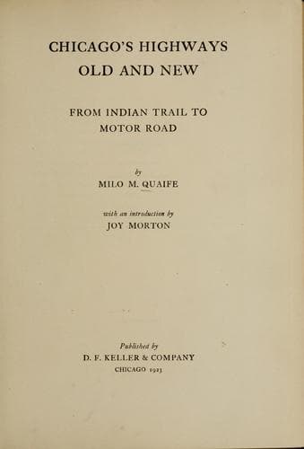 Tapa de Chicago's highways, old and new