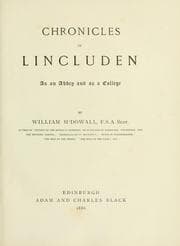 Tapa de Chronicles of Lincluden as an abbey and as a college