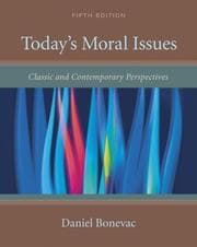 Tapa de Today's Moral Issues
