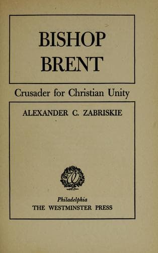 Tapa de Bishop Brent