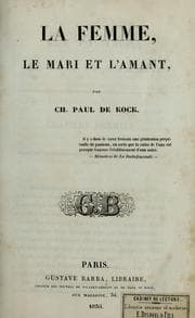 Tapa de La femme, le mari et l'amant