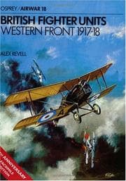 Tapa de British fighter units, Western Front, 1917-18