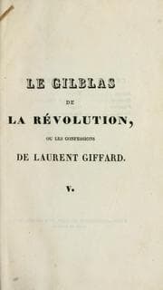 Tapa de Le Gilblas de la révolution
