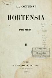 Tapa de La comtesse Hortensia