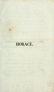 Tapa de Horace