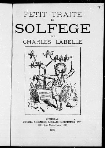 Tapa de Petit traité de solfège