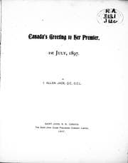 Tapa de Canada's greeting to her premier, 1st July, 1897