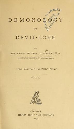 Tapa de Demonology and devil-lore