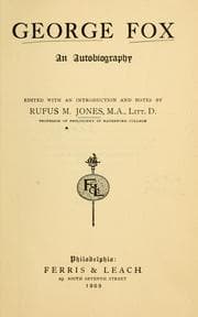 Tapa de George Fox ; an autobiography