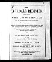 Tapa de The Parkdale register
