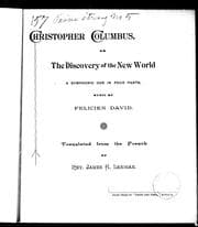Tapa de Christopher Columbus, or, The discovery of the New World