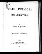Tapa de Paul Kruger