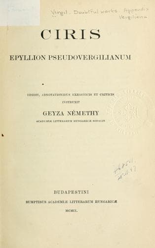 Tapa de Ciris
