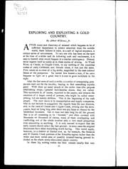 Tapa de Exploring and exploiting a gold country