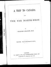 Tapa de A trip to Canada and the far north-west