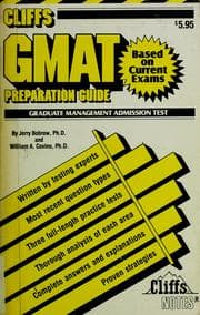 Tapa de Cliffs graduate management admission test preparation guide