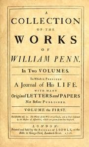 Tapa de A collection of the works of William Penn