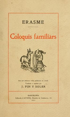 Tapa de Coloquis familiars.