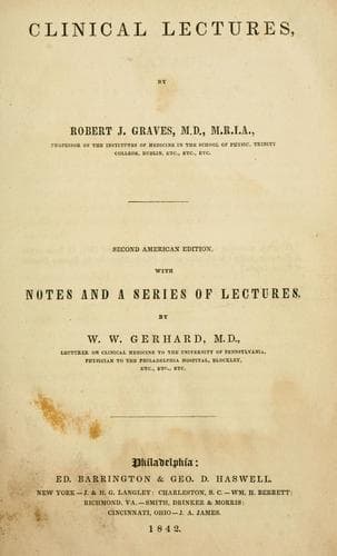 Tapa de Clinical lectures