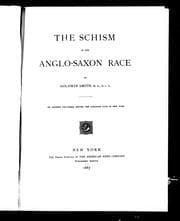Tapa de The schism in the Anglo-Saxon race