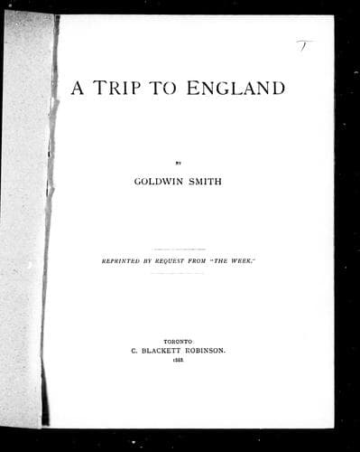 Tapa de A trip to England