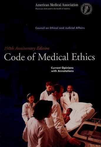 Tapa de Code of medical ethics