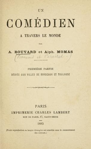 Tapa de comédien à travers le monde