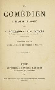 Tapa de Un comédien à travers le monde