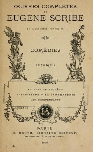 Tapa de Comédies, drames