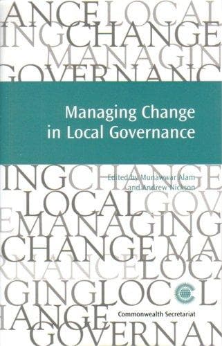 Tapa de Managing change in local governance