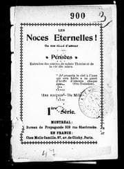Tapa de Les Noces éternelles! ou Nos actes d'amour