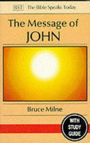 Tapa de The message of John