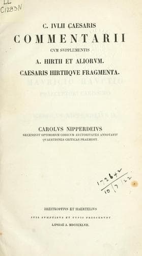 Tapa de Commentarii