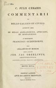 Tapa de Commentarii de bello Gallico et civili